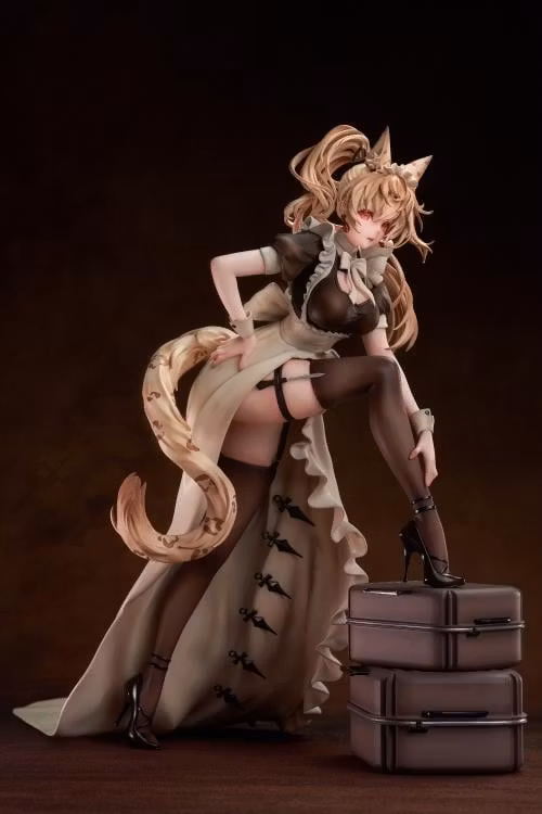 DeadPrince Illustration Battle Maid Different Species Leopard Cat Maria Deluxe Edition 1/7 Scale Figure - Bild 3