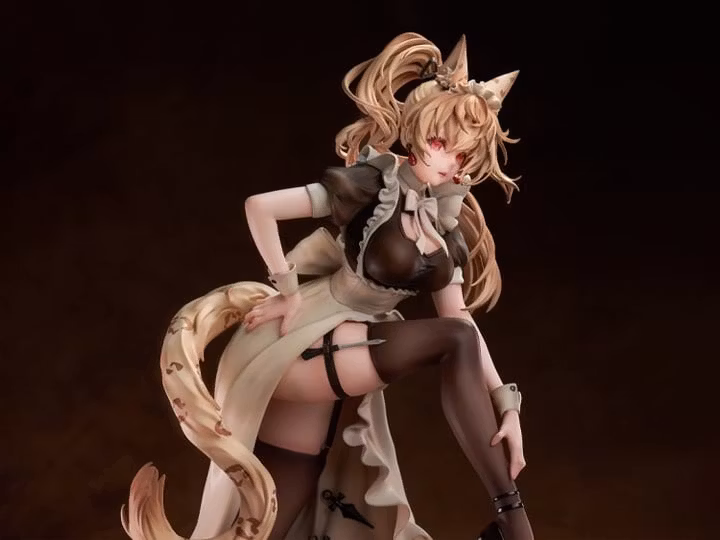 DeadPrince Illustration Battle Maid Different Species Leopard Cat Maria 1/4 Scale Figure