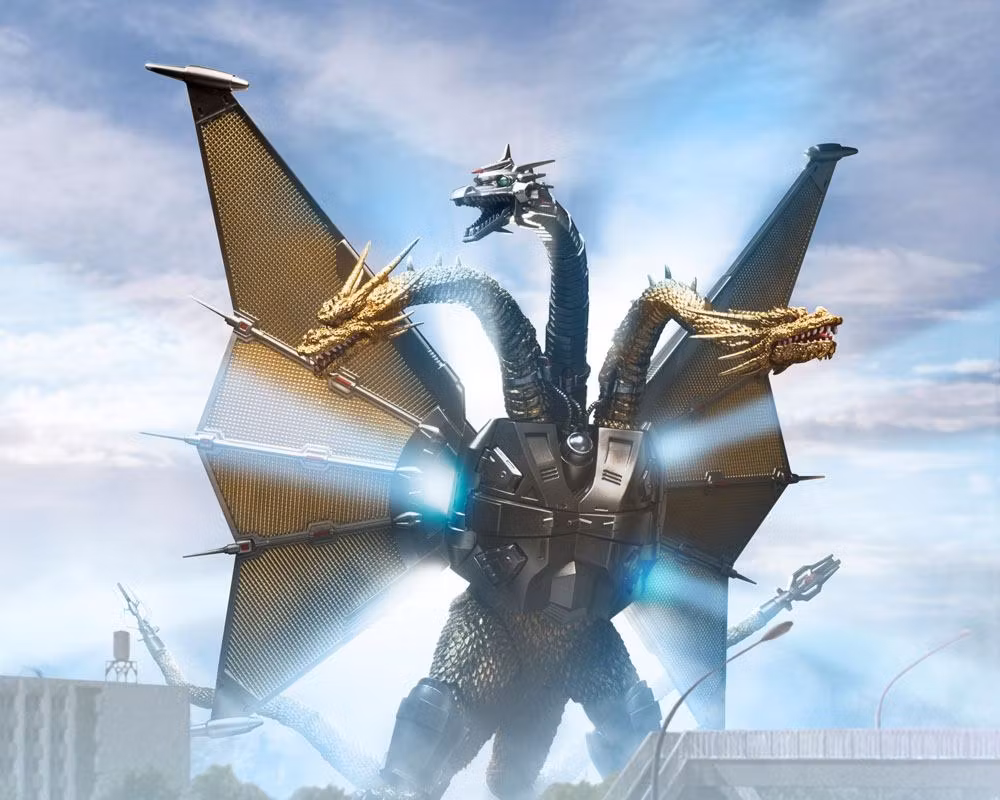 Godzilla vs. King Ghidorah S.H.MonsterArts Mecha Ghidorah Shinjuku Decisive Battle Special Set - Image 9