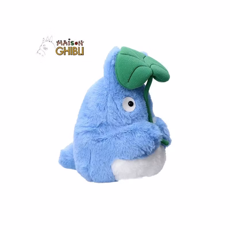 Studio Ghibli My Neighbor Totoro Nakayoshi Plush Figure Medium Totoro with Leaf - Bild 3