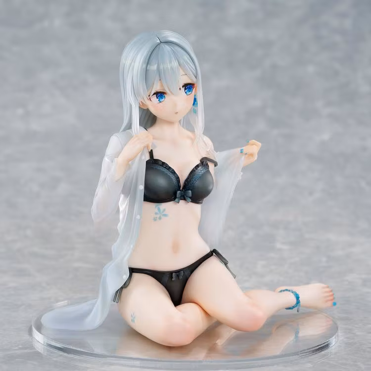 Fuumi Illustration Okigae Ginpatsu-chan (Sky Blue Morning Limited Costume Ver.) - Image 13