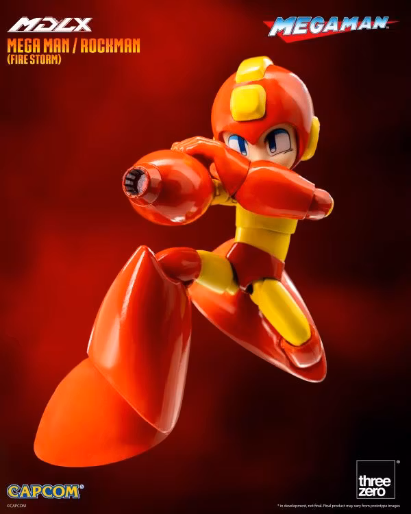 Mega Man MDLX Articulated Figure Series Mega Man (Fire Storm) - Image 4