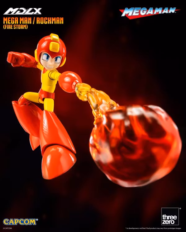 Mega Man MDLX Articulated Figure Series Mega Man (Fire Storm) - Image 10