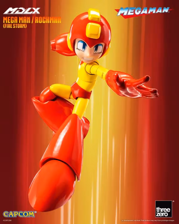 Mega Man MDLX Articulated Figure Series Mega Man (Fire Storm) - Image 11