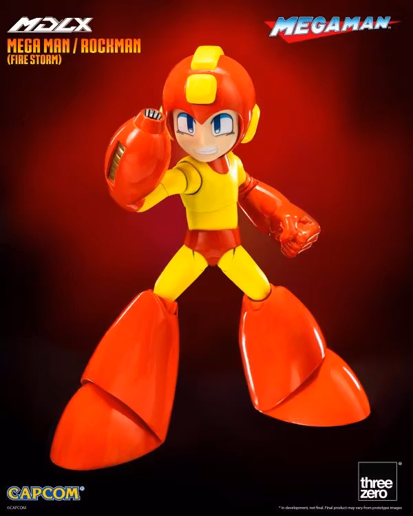 Mega Man MDLX Articulated Figure Series Mega Man (Fire Storm) - Image 9