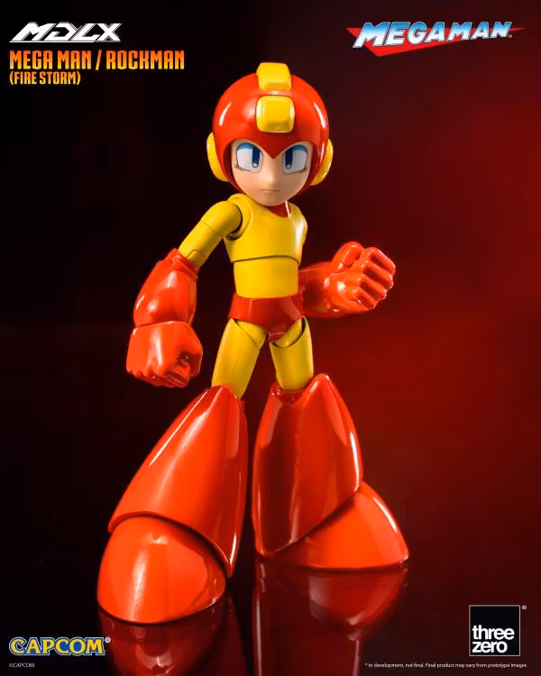 Mega Man MDLX Articulated Figure Series Mega Man (Fire Storm) - Image 2