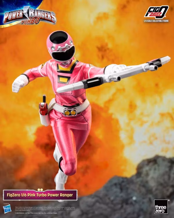 Power Rangers Turbo FigZero Pink Turbo Ranger 1/6 Scale Figure - Bild 6