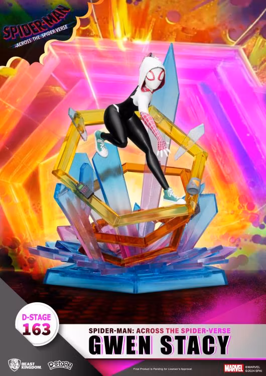 Marvel Spider-Man: Across the Spider-Verse D-Stage DS-163 Gwen Stacy Statue - Image 2