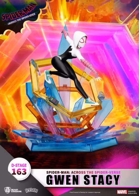Marvel Spider-Man: Across the Spider-Verse D-Stage DS-163 Gwen Stacy Statue - Image 4
