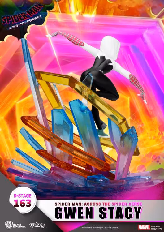 Marvel Spider-Man: Across the Spider-Verse D-Stage DS-163 Gwen Stacy Statue - Image 9