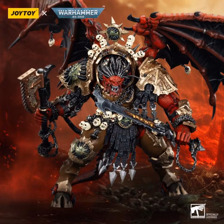 Warhammer 40K World Eaters Angron, Daemon Primarch of Khorne 1/18 Scale Action Figure - Image 2