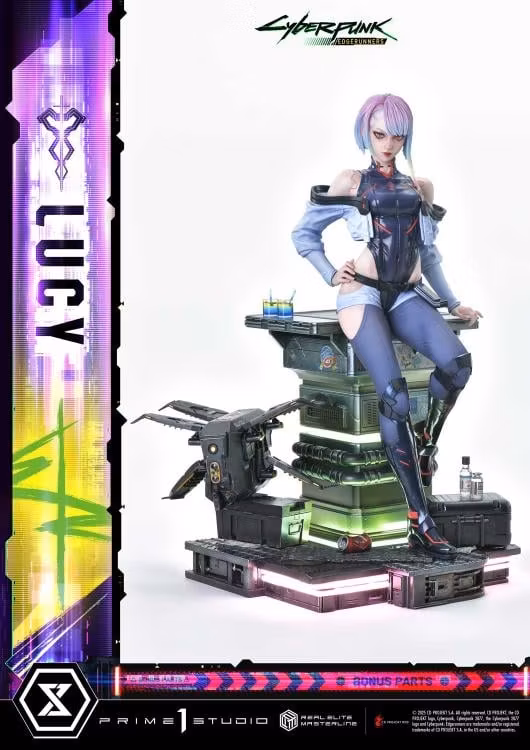 Cyberpunk: Edgerunners Real Elite Masterline Lucy (Deluxe Ver.) 1/4 Scale Limited Edition Statue (With Bonus) - Image 8
