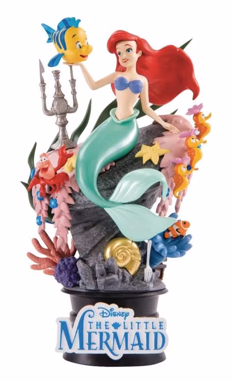 The Little Mermaid D-Stage DS-012 Ariel and Flounder Statue - Bild 2