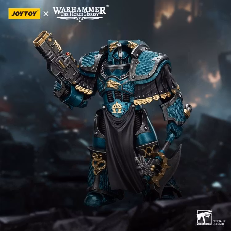 Warhammer: The Horus Heresy Alpha Legion Lernaean Terminator with Volkite Charger 1/18 Scale Action Figure - Bild 2
