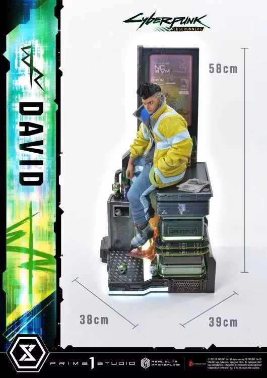 Cyberpunk: Edgerunners Real Elite Masterline David (Deluxe Ver.) 1/4 Scale Statue - Bild 7