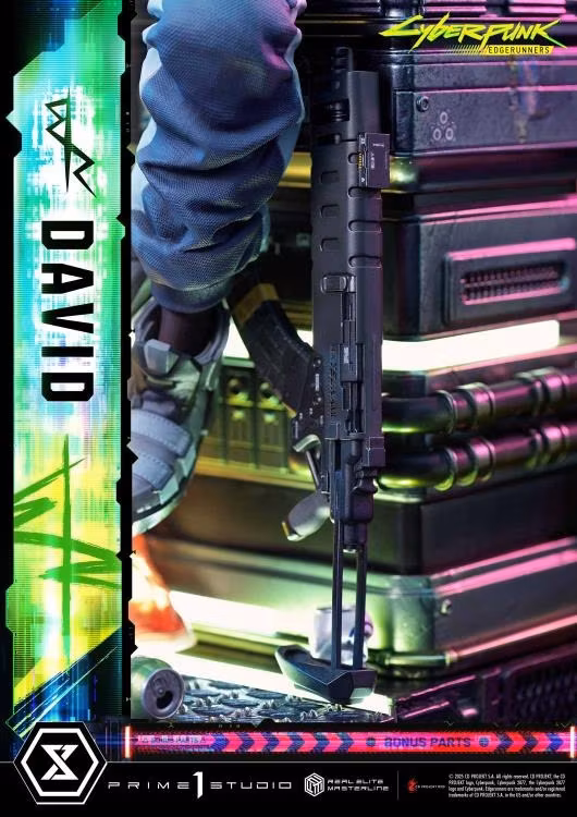 Cyberpunk: Edgerunners Real Elite Masterline David (Deluxe Ver.) 1/4 Scale Statue (With Bonus) - Bild 4