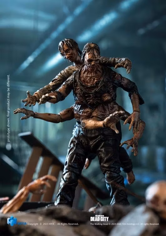 The Walking Dead: Dead City Walker King 1/18 Scale PX Previews Exclusive Action Figure - Bild 4