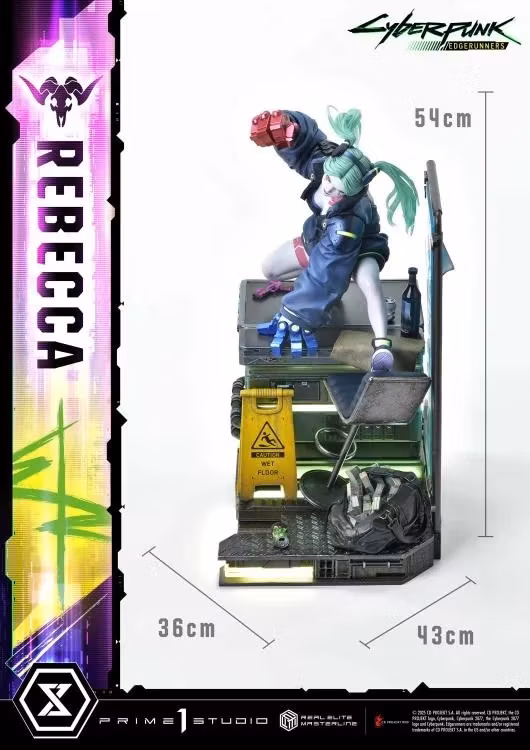 Cyberpunk: Edgerunners Real Elite Masterline Rebecca 1/4 Scale Statue - Bild 2