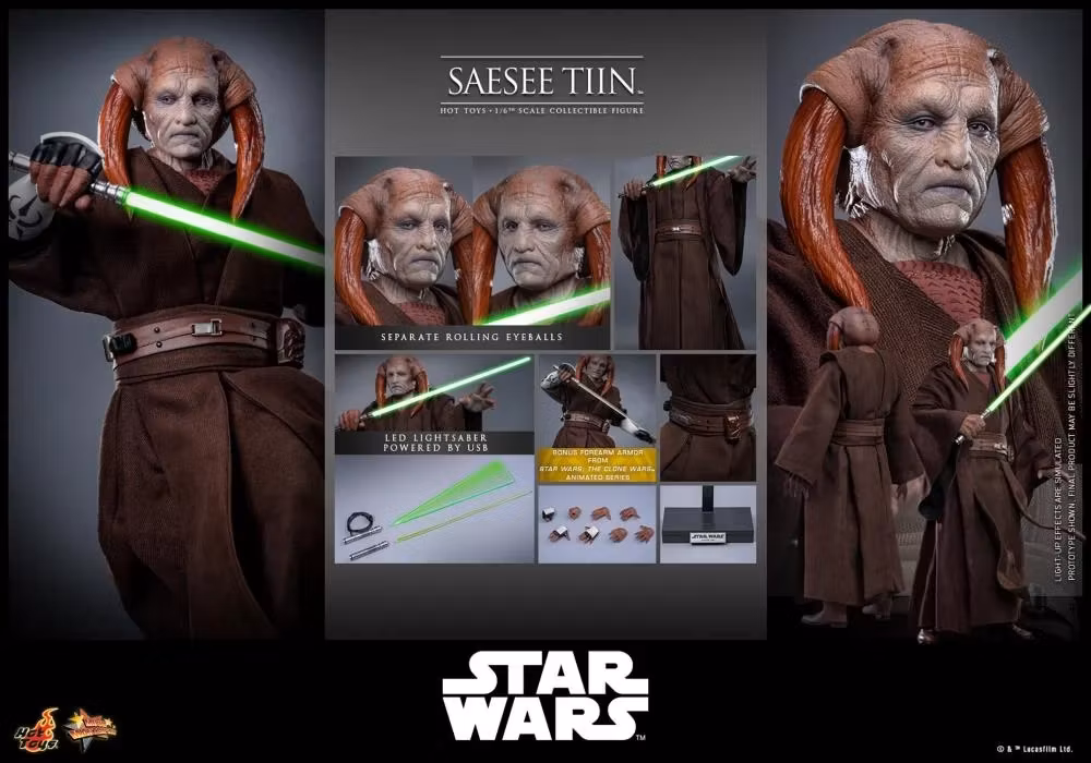 Star Wars: Revenge of the Sith MMS820 Saesee Tiin 1/6th Scale Collectible Figure - Bild 17