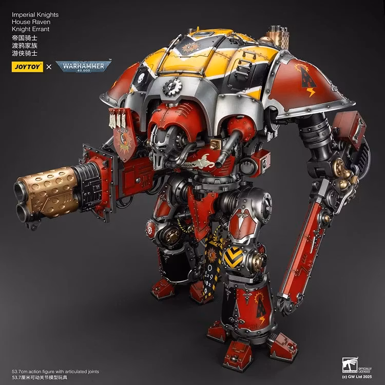Warhammer 40K Imperial Knights House Raven Knight Errant 1/18 Scale Action Figure - Bild 20