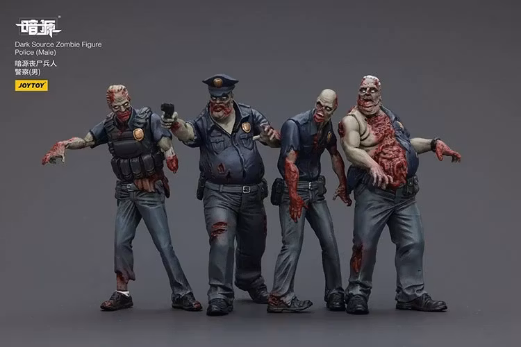 Dark Source Zombie Police (Male) 1/25 Scale Figure Set - Bild 4