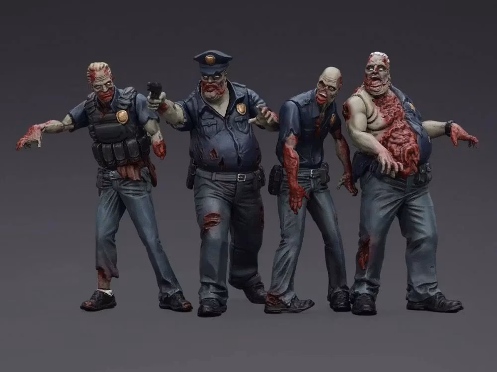 Dark Source Zombie Police (Male) 1/25 Scale Figure Set - Bild 2