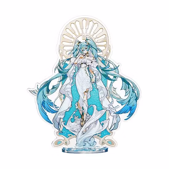 Vocaloid Hatsune Miku feat. Yoneyama Mai Glitter Acrylic Block