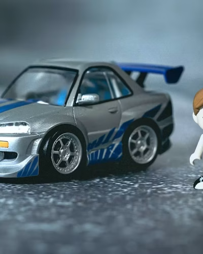 Fast & Furious Q Village QV-02 Nissan Skyline GT-R (R34) Model Kit Set