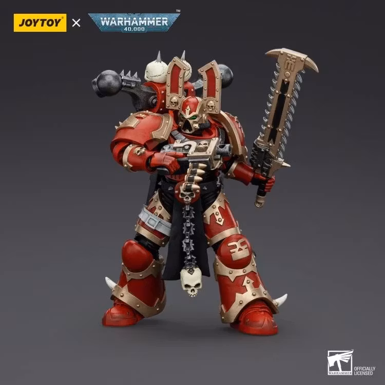 Warhammer 40K World Eaters Khorne Berzerker (Ver. 6) 1/18 Scale Action Figure - Image 4