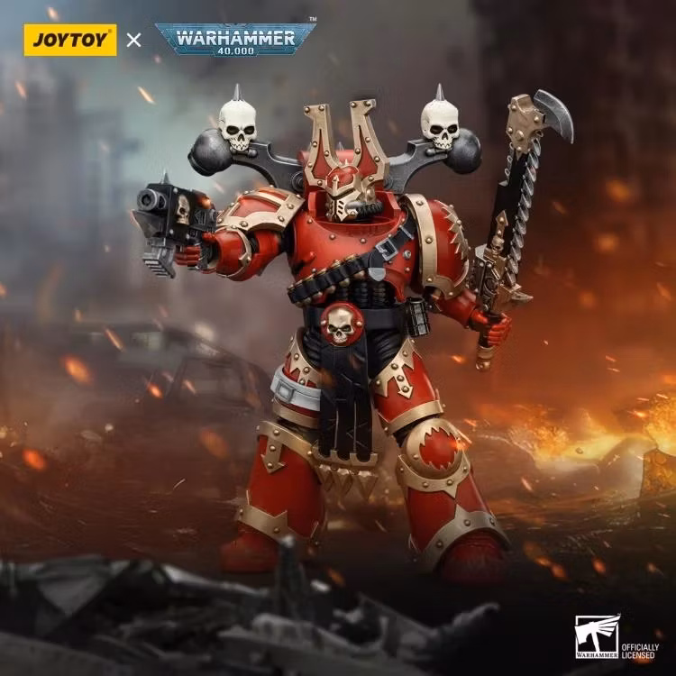 Warhammer 40K World Eaters Khorne Berzerker (Ver. 2) 1/18 Scale Action Figure - Bild 7