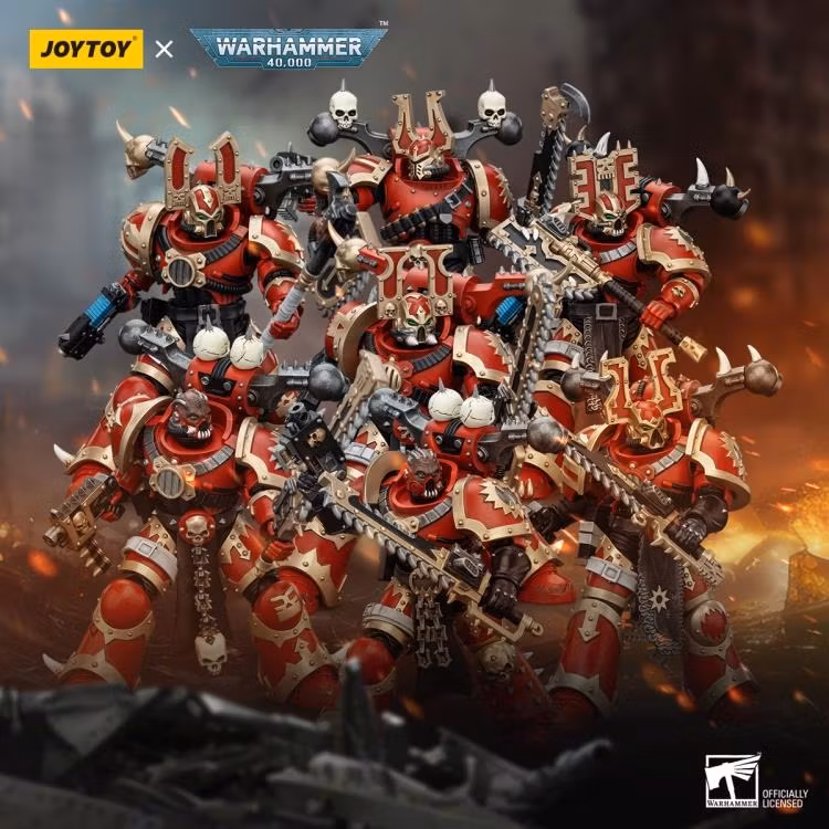 Warhammer 40K World Eaters Khorne Berzerker (Ver. 2) 1/18 Scale Action Figure - Bild 8