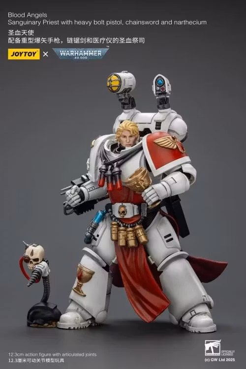 Warhammer 40K Blood Angels Sanguinary Priest 1/18 Scale Action Figure - Bild 8