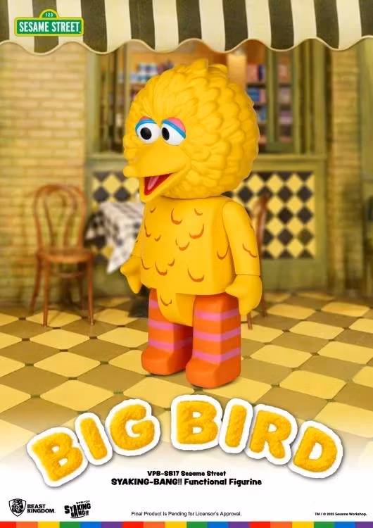 Sesame Street Syaking-Bang!! Big Bird Vinyl Piggy Bank - Bild 3