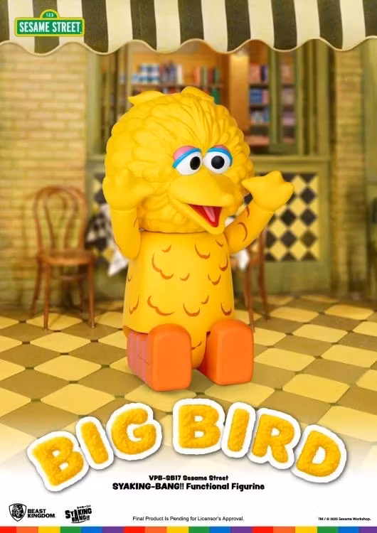 Sesame Street Syaking-Bang!! Big Bird Vinyl Piggy Bank - Bild 4