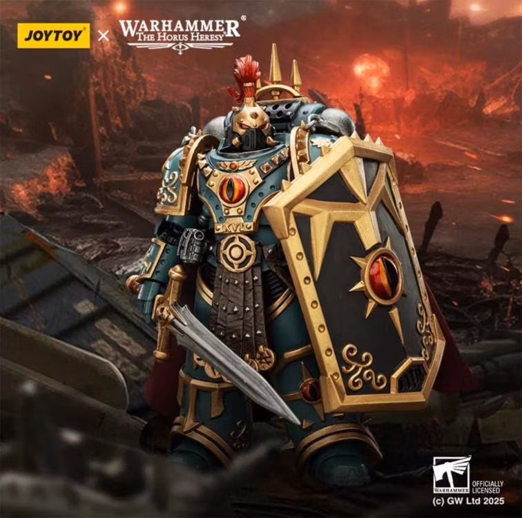 Warhammer: The Horus Heresy Sons of Horus 'Little’ Horus Aximand, Captain of the 5th Company 1/18 Scale Action Figure - Image 2