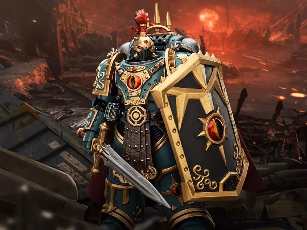 Warhammer: The Horus Heresy Sons of Horus 'Little' Horus Aximand, Captain of the 5th Company 1/18 Scale Action Figure