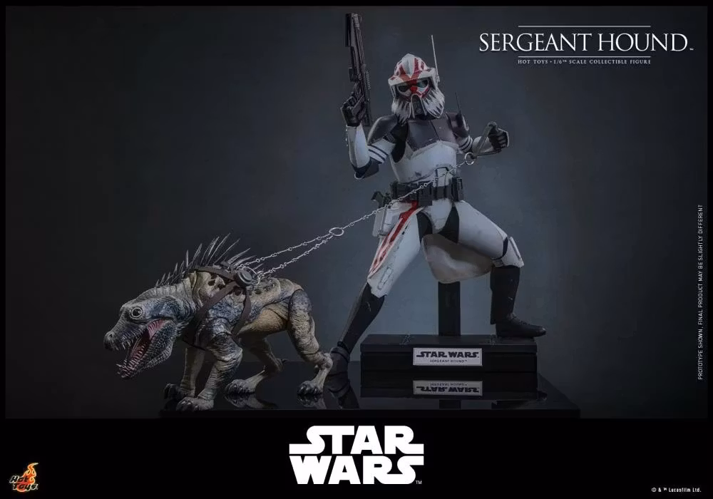 Star Wars: The Clone Wars TMS000 Sergeant Hound 1/6th Scale Collectible Figure - Bild 19