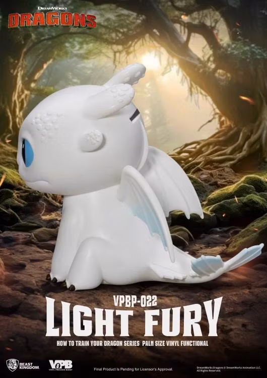 How to Train Your Dragon VPBP-022 Light Fury Palm-Sized Vinyl Piggy Bank - Bild 5