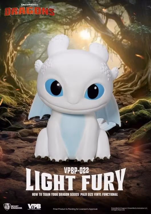 How to Train Your Dragon VPBP-022 Light Fury Palm-Sized Vinyl Piggy Bank - Bild 3
