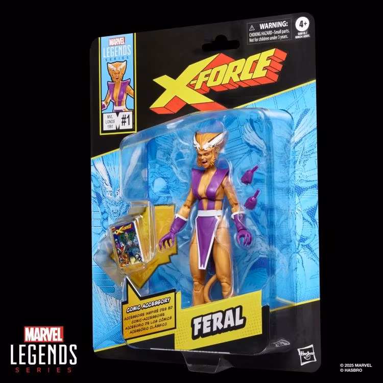 X-Force #1 (1991) Marvel Legends Feral Action Figure - Image 11