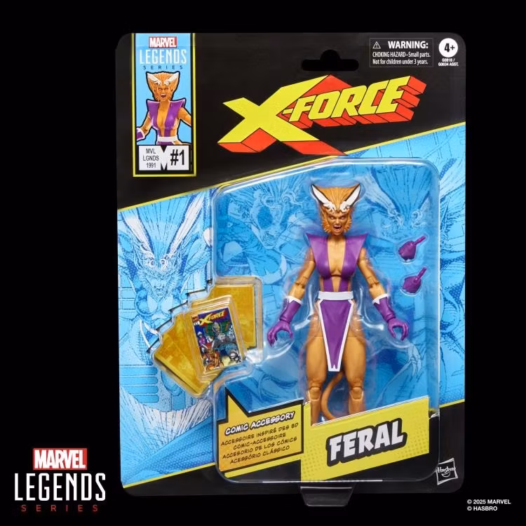 X-Force #1 (1991) Marvel Legends Feral Action Figure - Image 10
