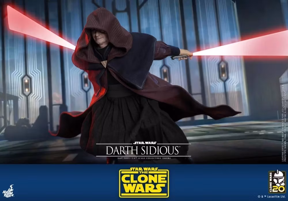 Star Wars: The Clone Wars TMS102 Darth Sidious 1/6th Scale Collectible Figure - Bild 12