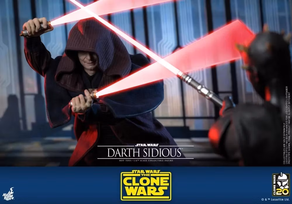 Star Wars: The Clone Wars TMS102 Darth Sidious 1/6th Scale Collectible Figure - Bild 14
