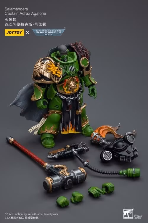 Warhammer 40k Salamanders Captain Adrax Agatone 1/18 Scale Action Figure - Bild 9
