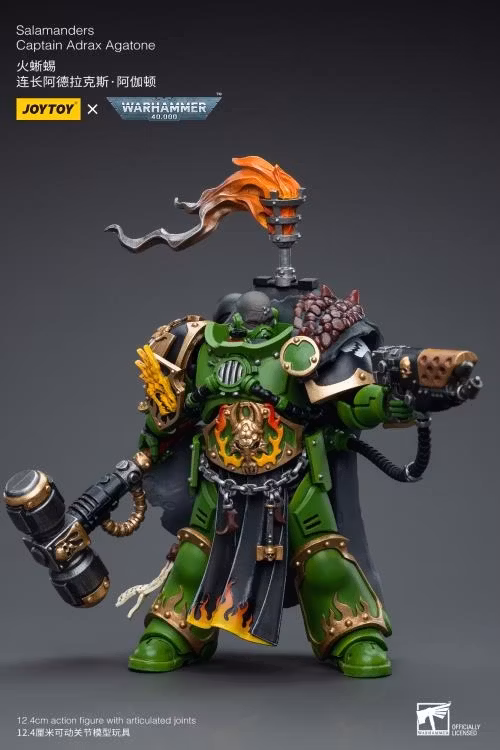 Warhammer 40k Salamanders Captain Adrax Agatone 1/18 Scale Action Figure - Bild 2