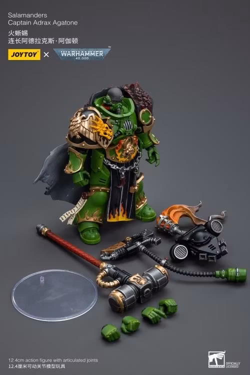 Warhammer 40k Salamanders Captain Adrax Agatone 1/18 Scale Action Figure - Bild 10