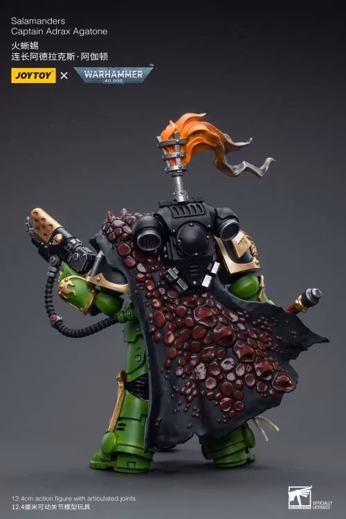 Warhammer 40k Salamanders Captain Adrax Agatone 1/18 Scale Action Figure - Bild 3