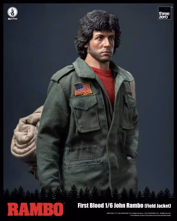 Rambo: First Blood SiXTH John Rambo (Field Jacket) 1/6 Scale Action Figure - Image 4
