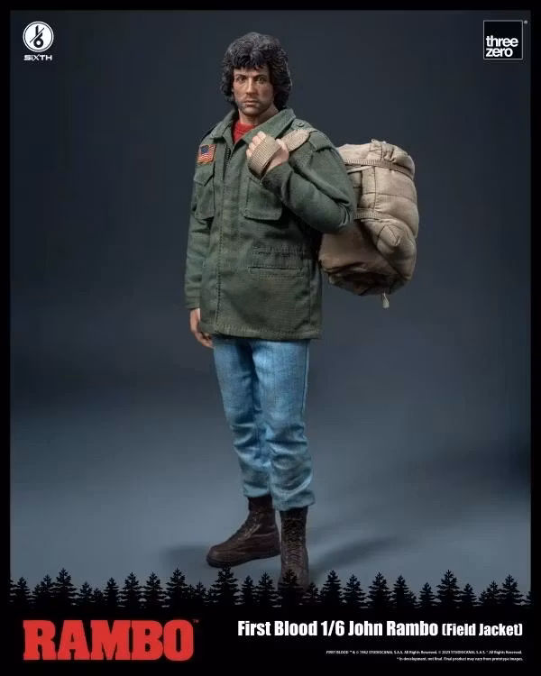Rambo: First Blood SiXTH John Rambo (Field Jacket) 1/6 Scale Action Figure - Image 11