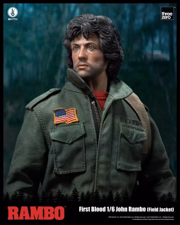 Rambo: First Blood SiXTH John Rambo (Field Jacket) 1/6 Scale Action Figure - Image 10